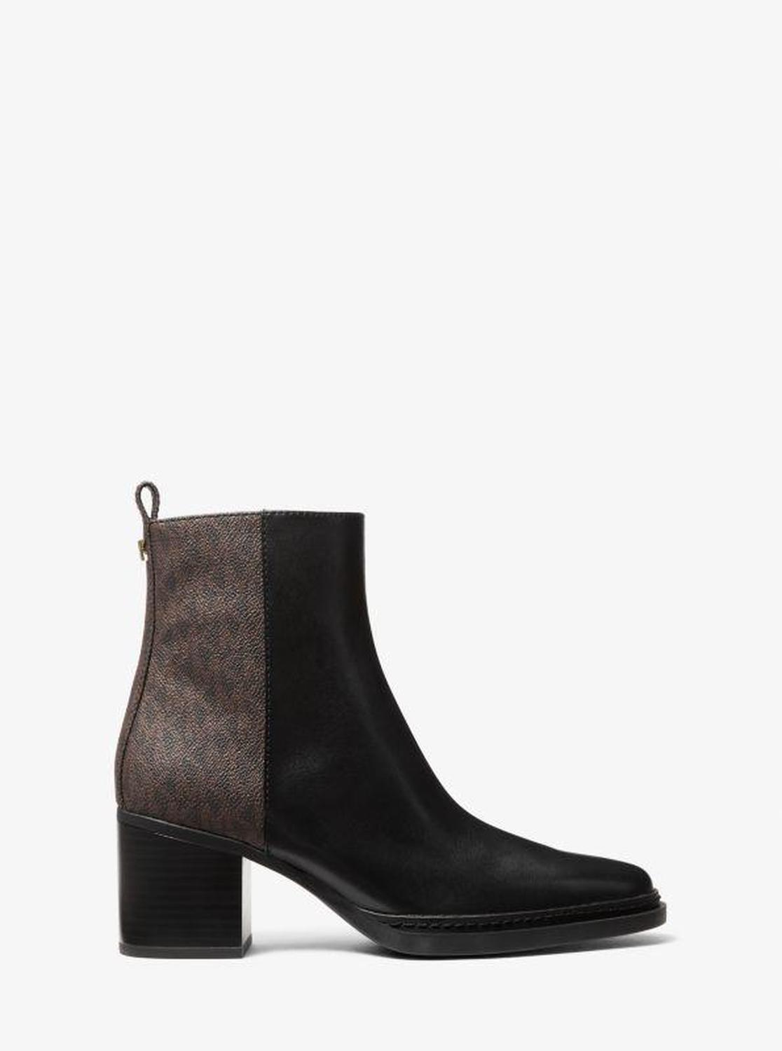 Lex Leather and Signature Logo Boot