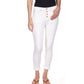 Izzy Skinny Roll Hem Jeans in White