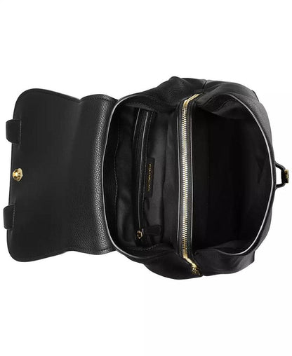 Quinn Medium Leather Flap Backpack