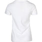 Maxmara Humor Logo-Print T-shirt in White Cotton Jersey