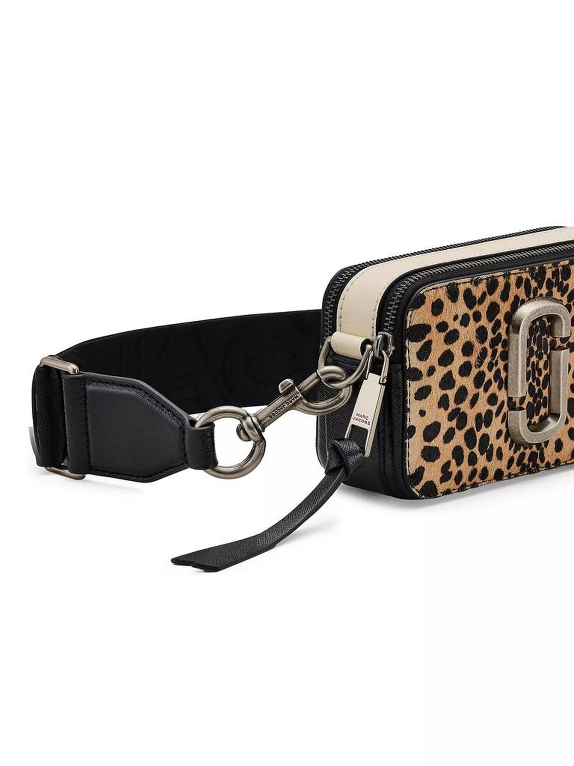 The Cheetah Calf Hair Snapshot Crossbody Bag
