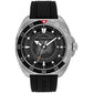 Men's Charter Automatic Black Silicone Watch 44mm