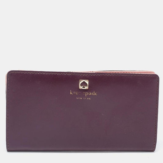 Purple/pink Leather Adel Bifold Wallet