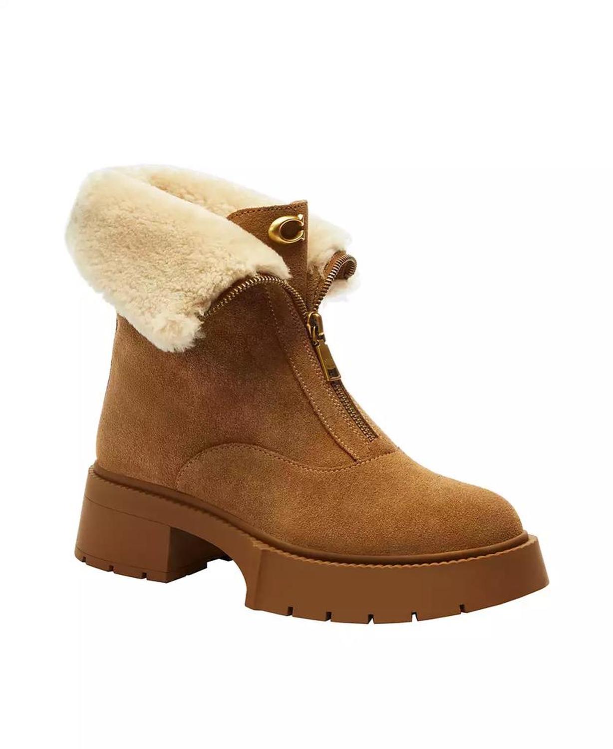 Women's Leah Platform Front Zip Booties