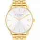 Men's Elliot Gold Tone Stainless Steel Bracelet Watch, 43mm