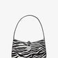 Lyra Small Zebra Print Calf Hair Pochette