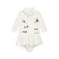 Fair Isle Shawl Cotton Dress & Bloomer (Infant)