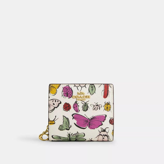Coach Outlet Snap Wallet With Creature Print