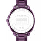 Women's Kitt Ionic Plated Purple Steel Bracelet Watch, 34mm