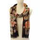 Women's Bad Taste Floral Printed Oblong Scarf