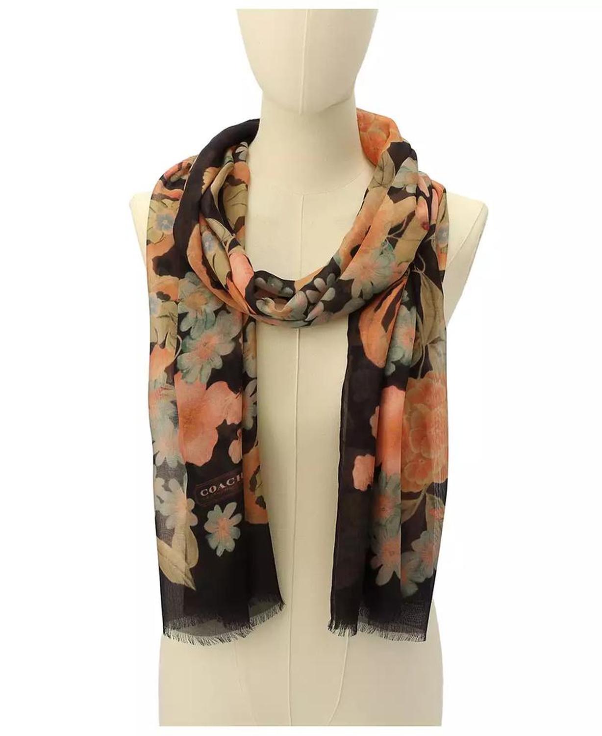 Women's Bad Taste Floral Printed Oblong Scarf