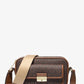 Bradshaw Extra-Small Metallic Signature Logo Camera Crossbody Bag