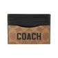 Card Case In Signature Canvas With Coach Graphic