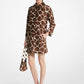 Giraffe Print Calf Hair Balmacaan