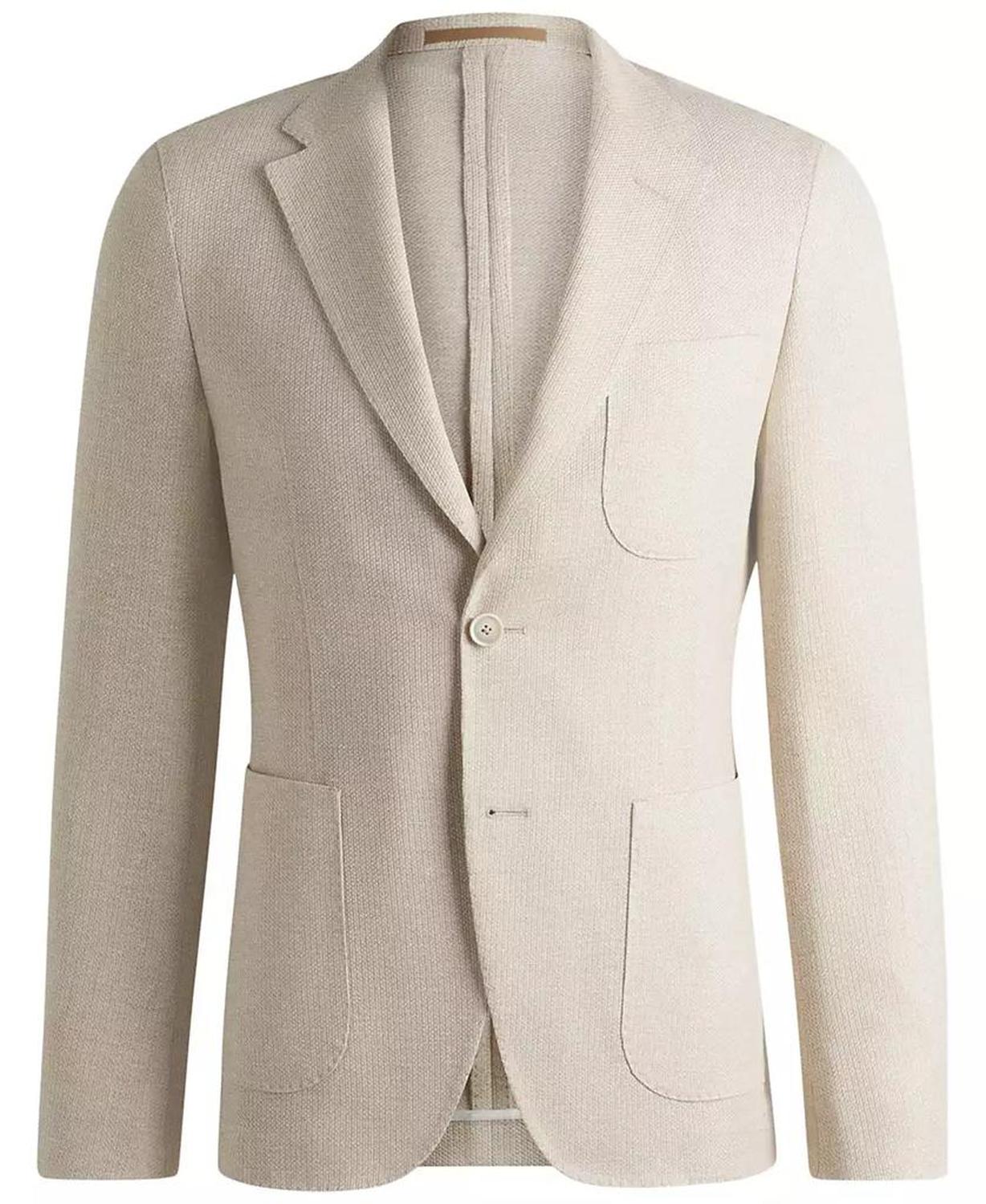 Men's Linen-Cotton Slim-Fit Blazer
