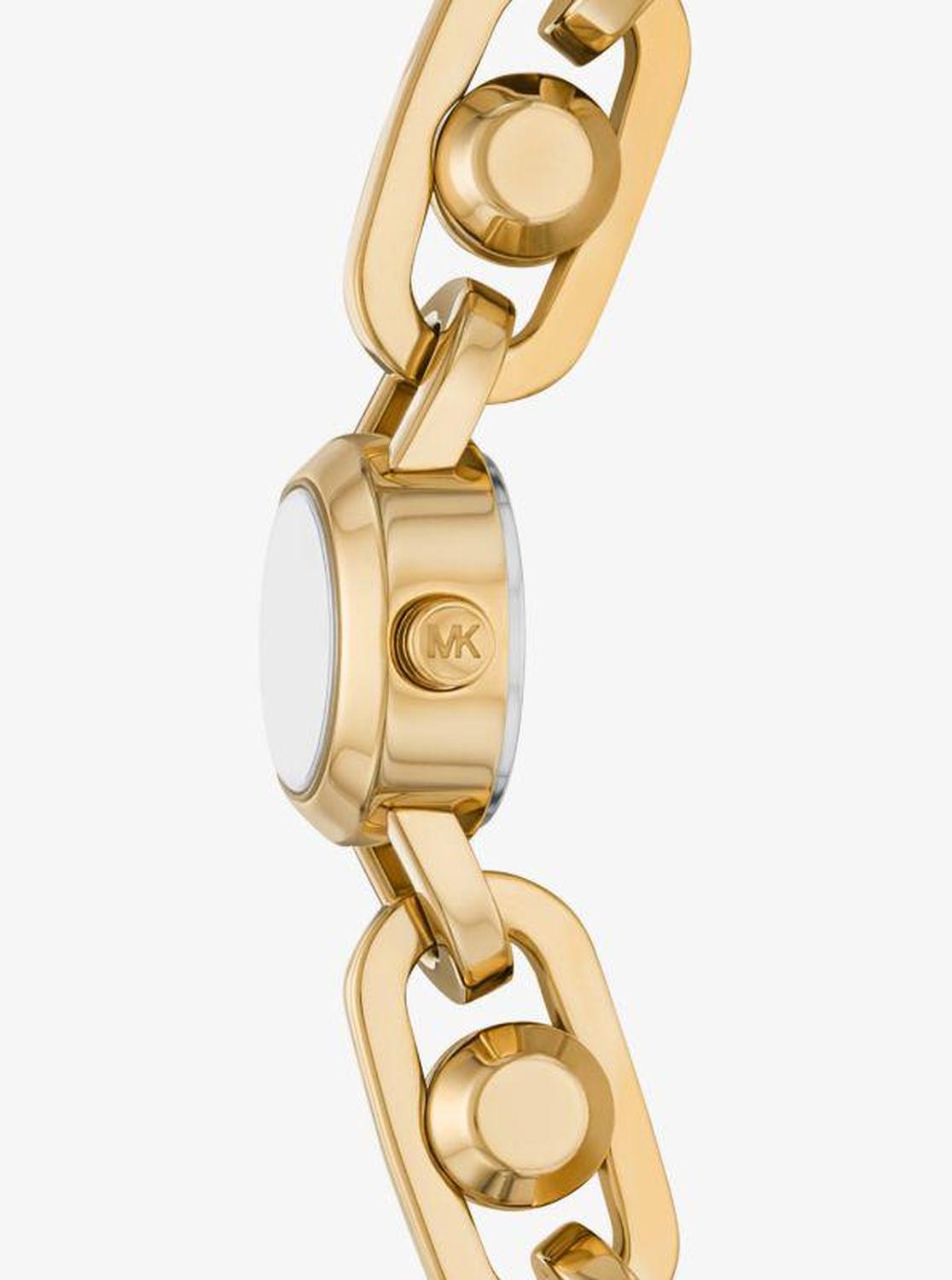 Mini Astor Link Gold-Tone Bracelet Watch