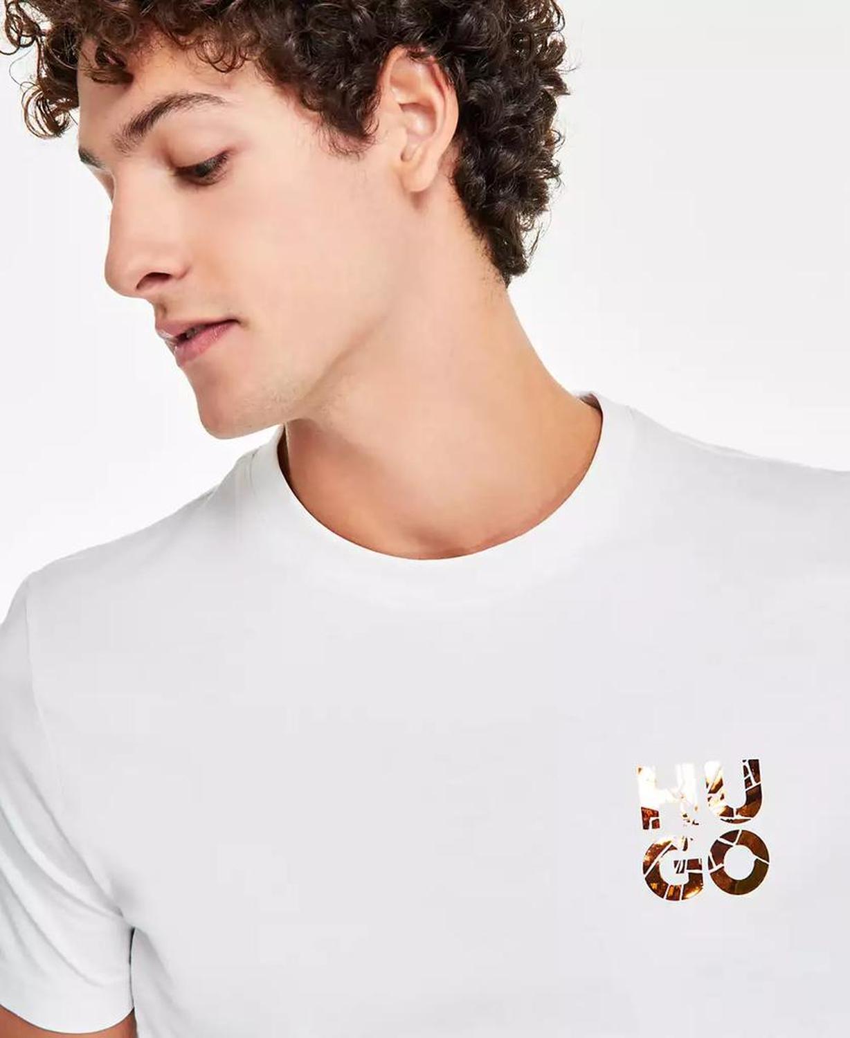 HUGO by Men's Regular-Fit Logo Graphic T-Shirt