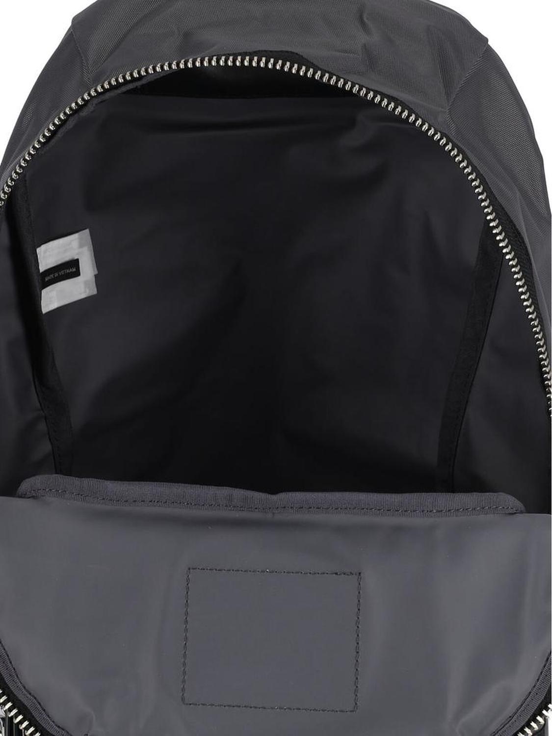 Marc Jacobs The Biker Logo-Patch Zipped Large Backpack
