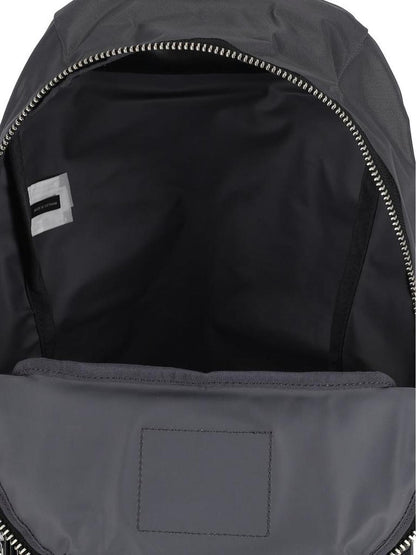 Marc Jacobs The Biker Logo-Patch Zipped Large Backpack