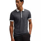 Men’s Striped Trim Polo