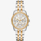 Mini Ritz Pavé Two-Tone Watch