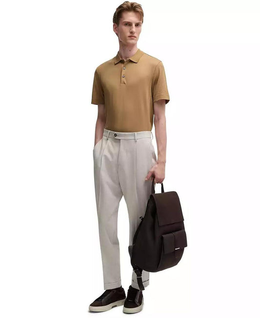 Men's Herringbone-Jacquard Polo