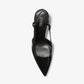 Alora Snake Embossed Leather Slingback Pump