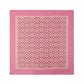 Textured Signature Print Silk Square Scarf