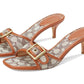 Margot Sandals In Signature Textile Jacquard