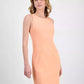 Women's Solid-Color Crewneck Sleeveless Bodycon Dress