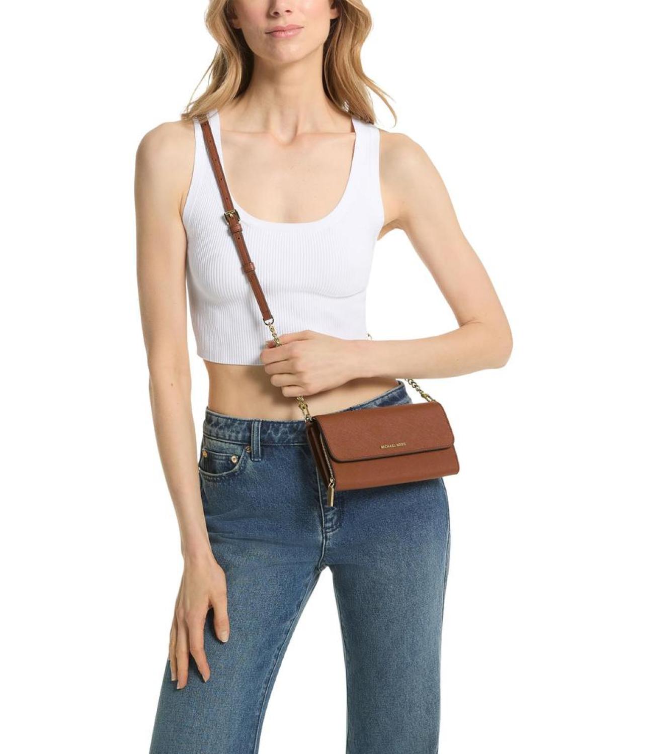 Jet Set Large Wallet On A Chain Crossbody