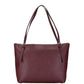 Wine Leather Handbag Tote Bag (Pre-Owned)