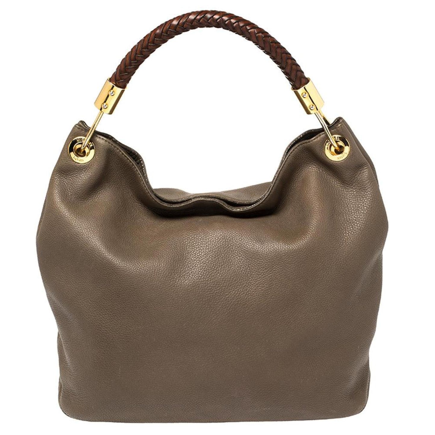 Michael Kors Dark /brown Soft Leather Skorpios Hobo