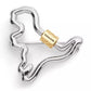 Two-tone Signature Carabiner Rexy Brooch