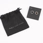 Marc Jacobs Logo Circular Earrings  / Silver Base Metal