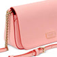 Serena Pop Trim Chain Leather Wallet