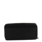 Kate Spade New York Womens Pebbled Leather Large Zip Around Ella Wallet Black