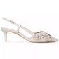 Women's Flower Garden Slingback Pumps