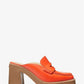 Eden Leather Platform Mule