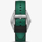Oversized Accelerator 2.0 Silver-Tone and Textured Silicone Watch