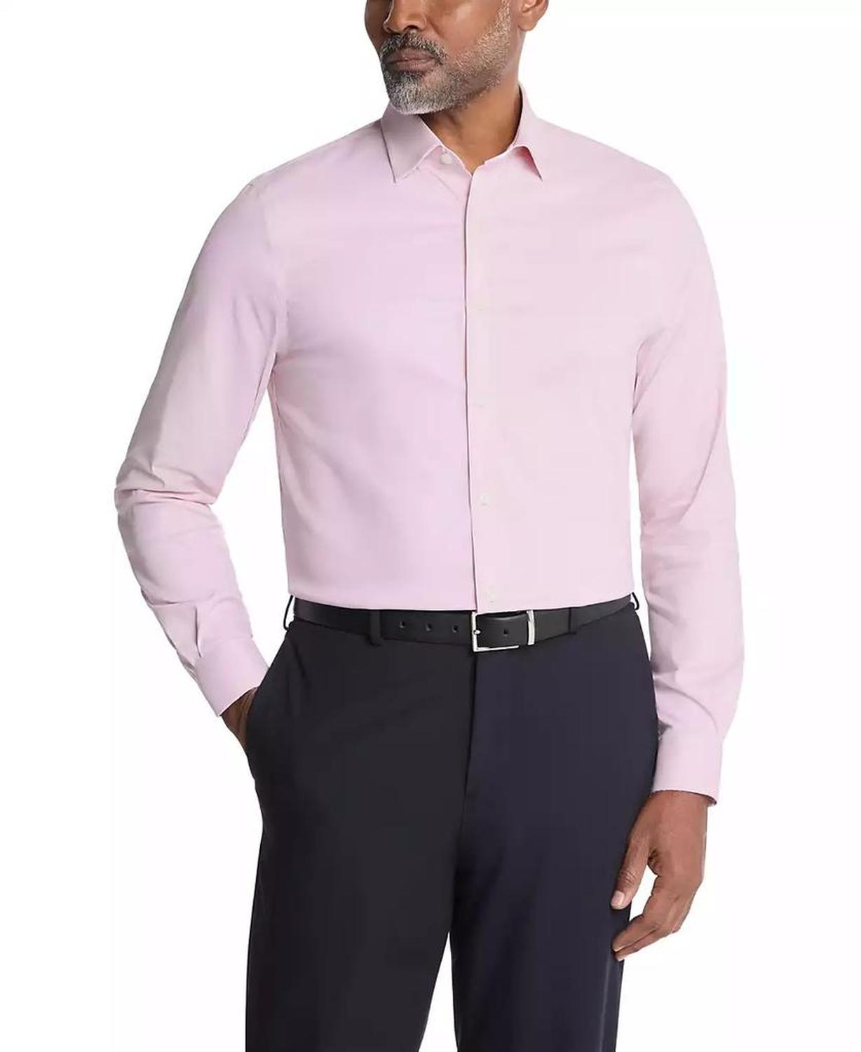 Men's Eco Passport Stretch Untucked Slim Fit Dress Shirt