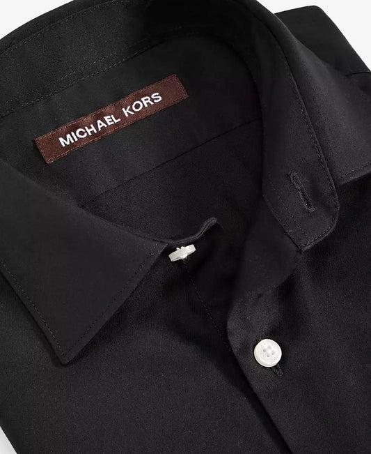 Big Boys Cotton Plain Button-Up Dress Shirt