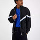 Men's Napones Zip Front Chevron Stripe Track Jacket
