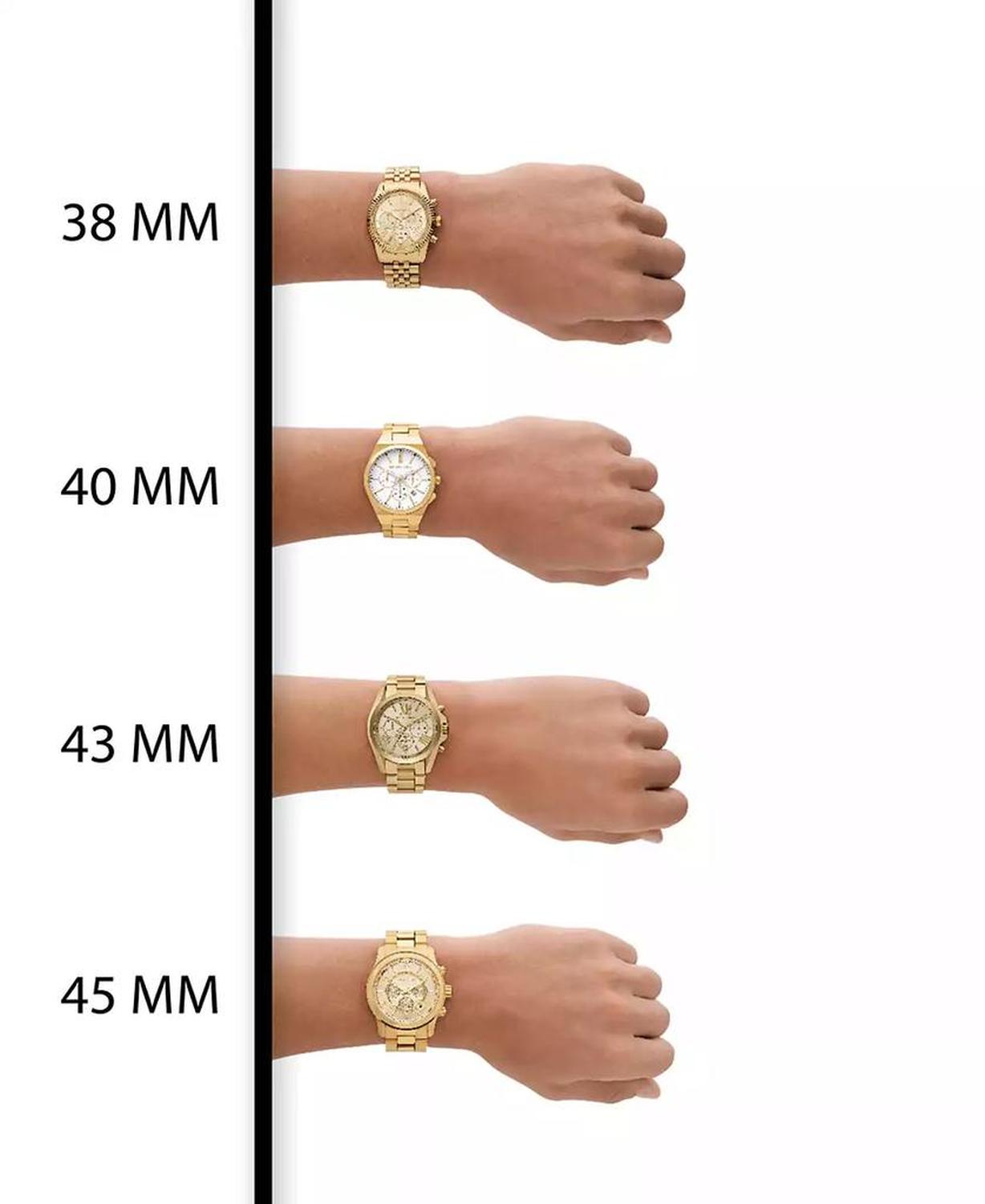 Men's Blake Multifunction Gold-Tone Mesh Watch, 42mm