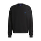 Cotton-terry sweatshirt with Happy  logo patch