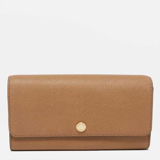 Michael Kors Beige Saffiano Leather Wallet