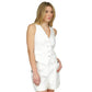 Women's V-Neck Button-Front Vest