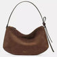 Loop Suede Large Shoulder Bag