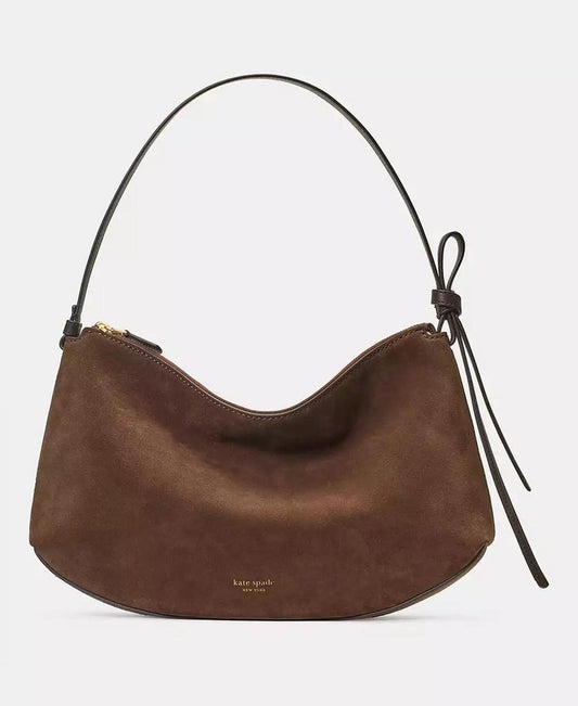 Loop Suede Large Shoulder Bag