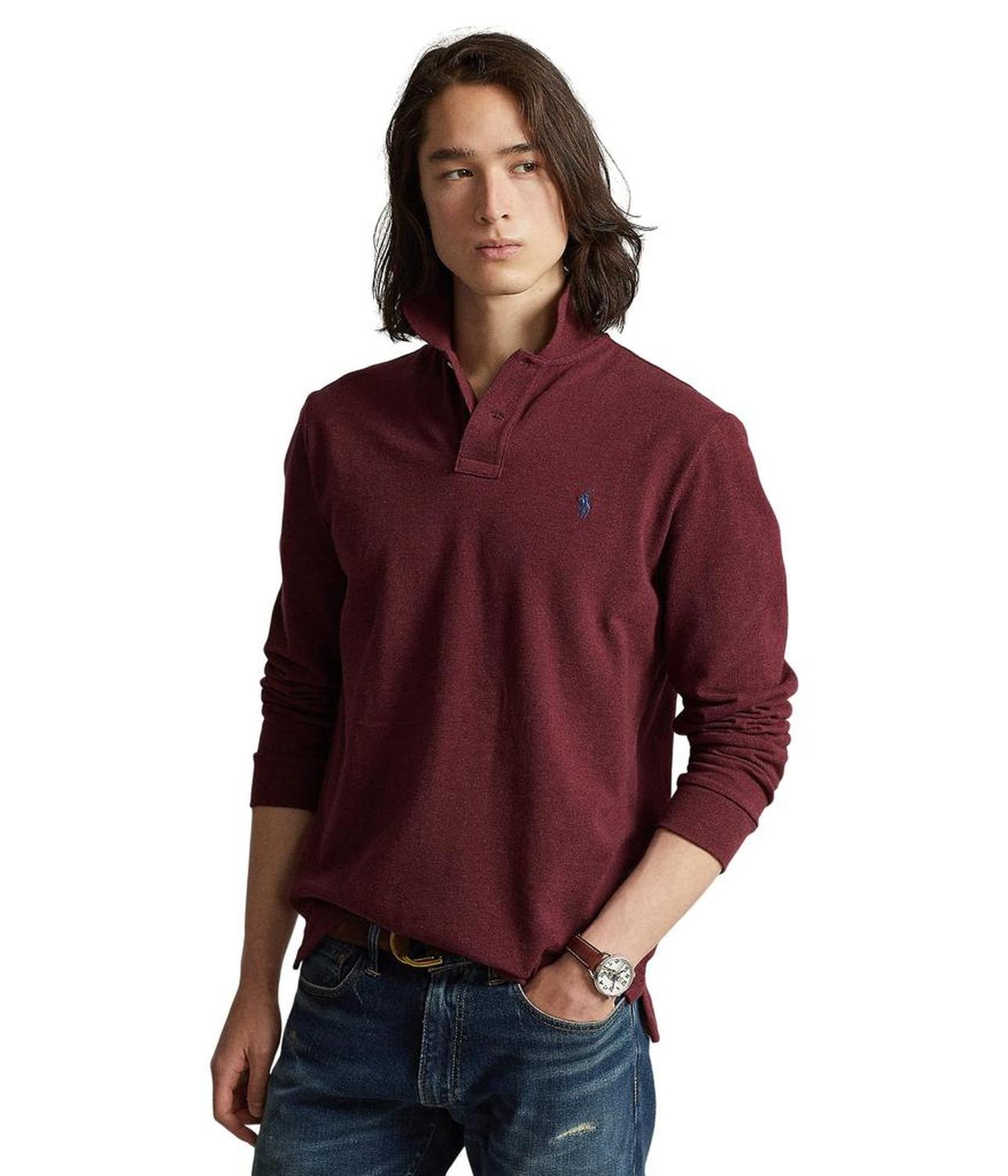Classic Fit Long-Sleeve Polo
